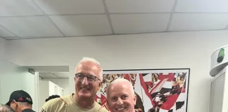 O empresário Jaci Kretzer, foi prestigiar o seu grande amigo Dorival Junior, na conquista da Copa do Brasil 2023, no Morumbi em São Paulo, no ultimo domingo. Foto: Divulgação