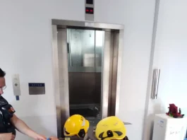 Queda de elevador na Rua Dib Mussi