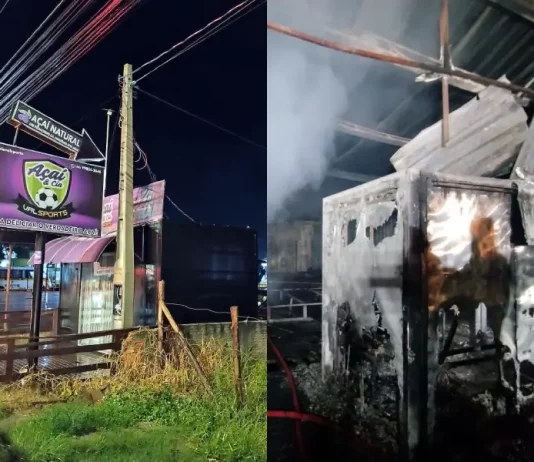 Food truck é destruído por incêndio nos Ingleses