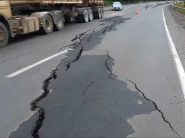 BR-153 é totalmente interditada em Santa Catarina