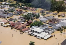 Enchentes em SC em novembro de 2023