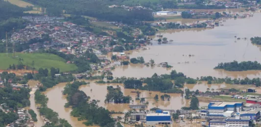 Enchente em Rio do Sul