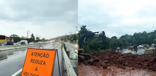 Chuva provoca interdição de rodovias em Santa Catarina; veja situação Chuvas provocam interdições de estradas em SC