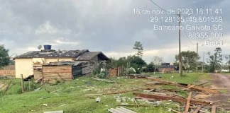 Cinco tornados atingiram SC em duas semanas