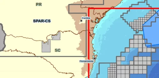 Blocos para exploração de petróleo e gás em SC