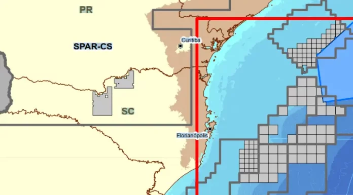 Blocos para exploração de petróleo e gás em SC