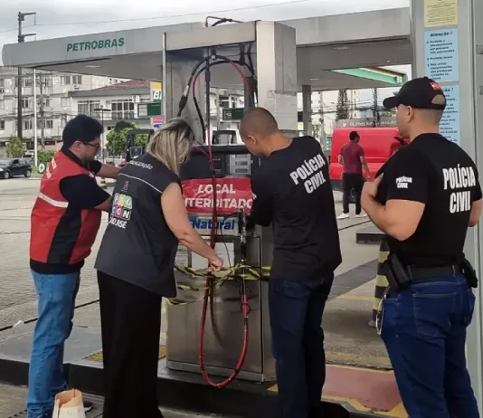 Posto de combustivel é inteditado em São José e frentista detido em flagrante