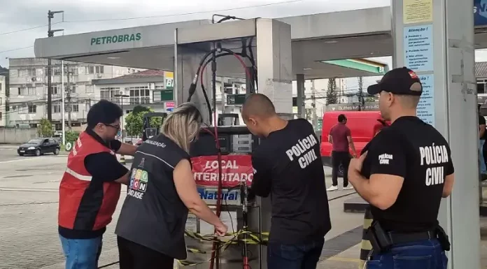 Posto de combustivel é inteditado em São José e frentista detido em flagrante