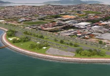 Projeto da Beira-mar de Barreiros, em São José