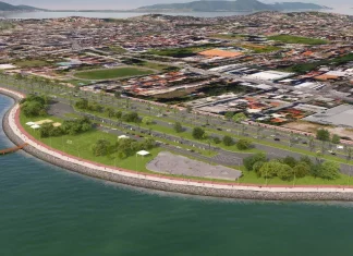 Tribunal de Contas libera continuidade da Beira-Mar de Barreiros em São José Projeto da Beira-mar de Barreiros, em São José