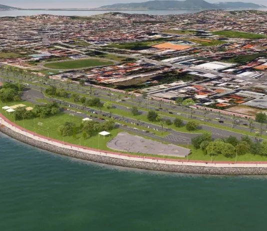 Tribunal de Contas libera continuidade da Beira-Mar de Barreiros em São José Projeto da Beira-mar de Barreiros, em São José