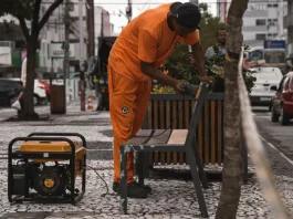 Reforma do calçadão do Kobrasol
