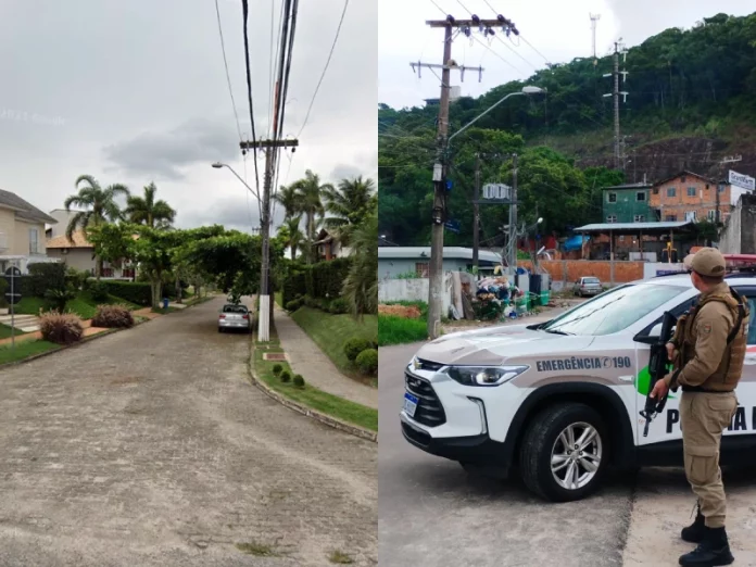 Bandidos da Lajota roubaram turisas na Rua das Miraguaias Jurere