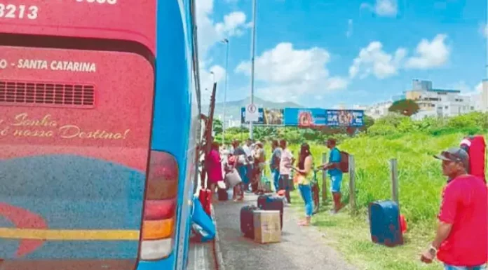 Grupo de Teofilândia veio para trabalhar em Florianópolis