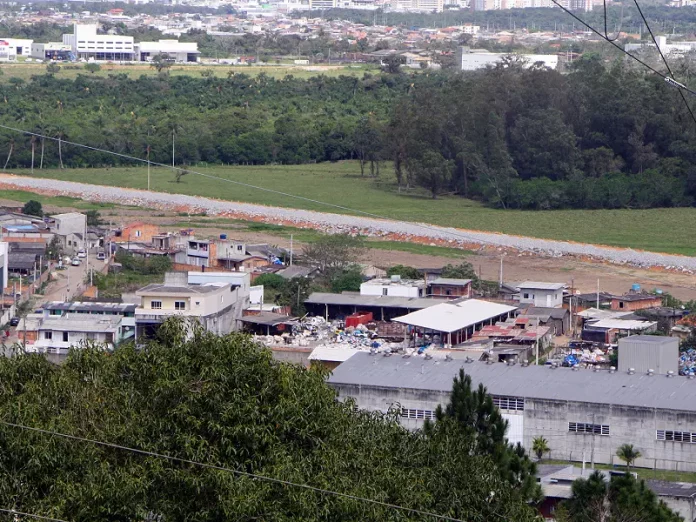 Loteamento Benjamin fica na margem do Rio Forquilhas