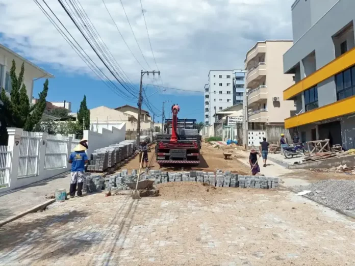 Ruas de São José são revitalizadas com paver intertravado