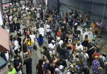 Movimentação nas ruas do Centro Leste de Florianópolis