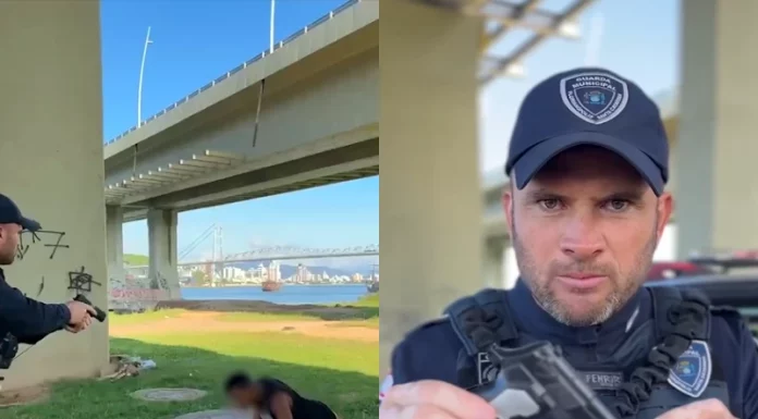 Homem em situação de rua é detido com simulacro de arma de fogo em Florianópolis