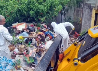 Combate à dengue: São José mobiliza força-tarefa para remover lixo de residência