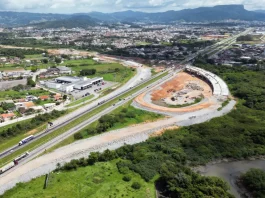 BR-101 em Palhoça terá bloqueios a partir de domingo (24) Intersecção da BR-101 com o Contorno Viário