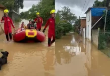 Famílias ilhadas são resgatadas em São José