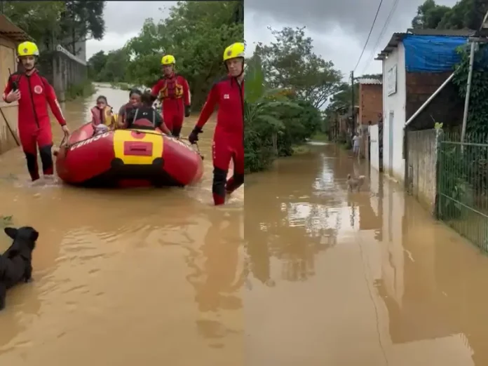 Famílias ilhadas são resgatadas em São José