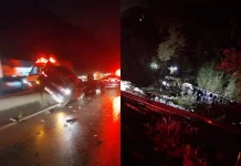 Motorista de carreta desaparece após acidente na BR-101 em Palhoça