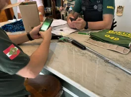 Agentes encontraram arma irregular em casa de político investigado na Operação Mensageiro