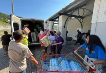 Doações em Florianópolis para o Rio Grande do Sul
