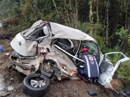 Acidente em Rancho Queimado resulta em duas mortes