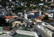 ônibus das linhas Formiguinha cruzam os morros da área central de Florianópolis