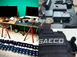 Gaeco prende 32 pessoas que montavam falsa central telefônica para golpes em todo o país Operação Mão Fantasma