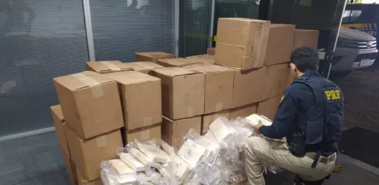 Polícia apreende 1,3 tonelada de cocaína em caminhão na BR 101