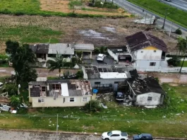 Sombrio decreta emergência após tempestade com ventos de até 100 km/h