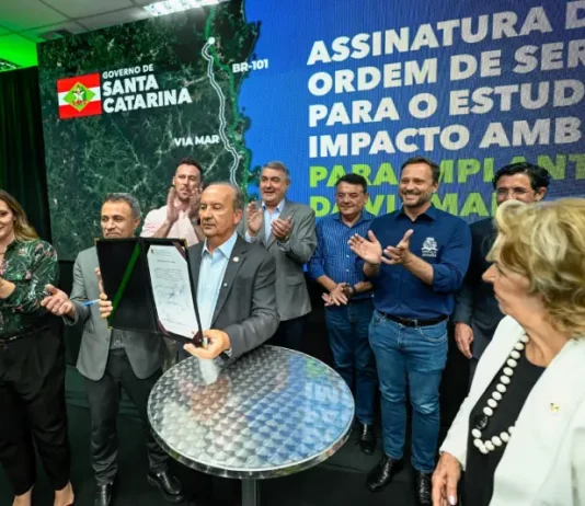 Governo assina ordem de serviço para estudo de impacto ambiental da Via Mar