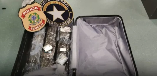 Receita Federal apreende drogas no aeroporto de Florianópolis