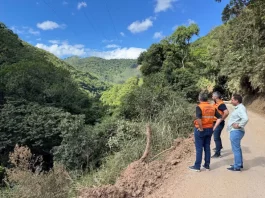 Barragem de Botuverá vai reforçar segurança contra enchentes no Vale do Itajaí técnicos analisam a área destinada à construção da Barragem de Botuverá