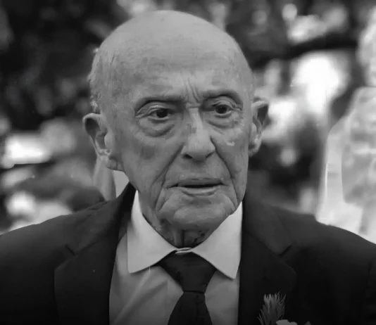 Imagem do ex-vereador Aclici João de Campos, Seu Pialo, símbolo de dedicação à cidade de Biguaçu.