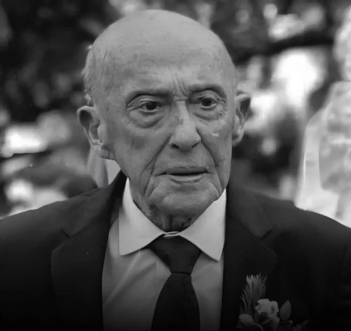 Imagem do ex-vereador Aclici João de Campos, Seu Pialo, símbolo de dedicação à cidade de Biguaçu.