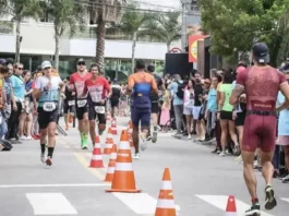 Florianópolis terá alterações no trânsito neste domingo por causa do Ironman 70.3 Atletas do Ironman 70.3 correndo em Florianópolis, com alterações no trânsito durante a prova.
