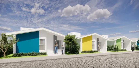 Casa Catarina agora atende famílias com renda de até quatro salários mínimos Maquete mostrando o modelo das casas do Programa Casa Catarina, destinadas a famílias com renda de até quatro salários mínimos em Santa Catarina.