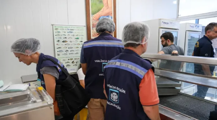 Fiscalização apreende 670 kg de alimentos irregulares em Florianópolis Agentes realizam fiscalização para verificar a qualidade e a segurança dos alimentos oferecidos ao consumidor.