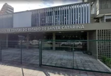 Foto da fachada do TCE/SC