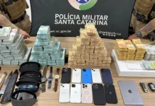 Polícia Militar cumpre mandado de prisão e apreende mais de R$ 5 milhões mais de R$ 5 milhões apreendidos com siuspeito de fraudes
