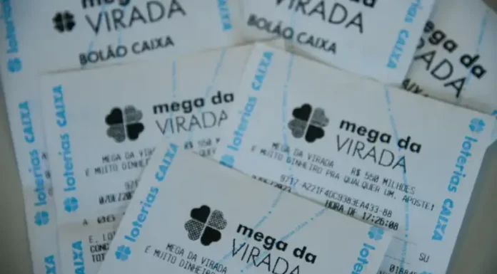 Foto mostra jogos da mega da virada 2025