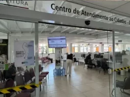 Centro de Atendimento ao Cidadão da Prefeitura de São José, onde poderão ser negociados os débitos através do Programa São José em Dia