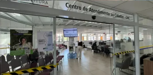 Centro de Atendimento ao Cidadão da Prefeitura de São José, onde poderão ser negociados os débitos através do Programa São José em Dia