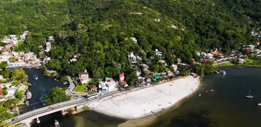 nova área de lazer na Barra da Lagoa