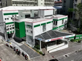 Hospital Governador Celso Ramos, representando os sete hospitais que estão entre os 100 melhores do país