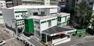 Hospital Governador Celso Ramos, representando os sete hospitais que estão entre os 100 melhores do país